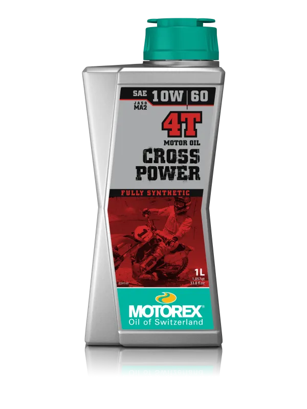 שמן מנוע מוטורקס 4 פעימות 10W60 נפח 1 ליטר - MOTOREX CROSS POWER 4T