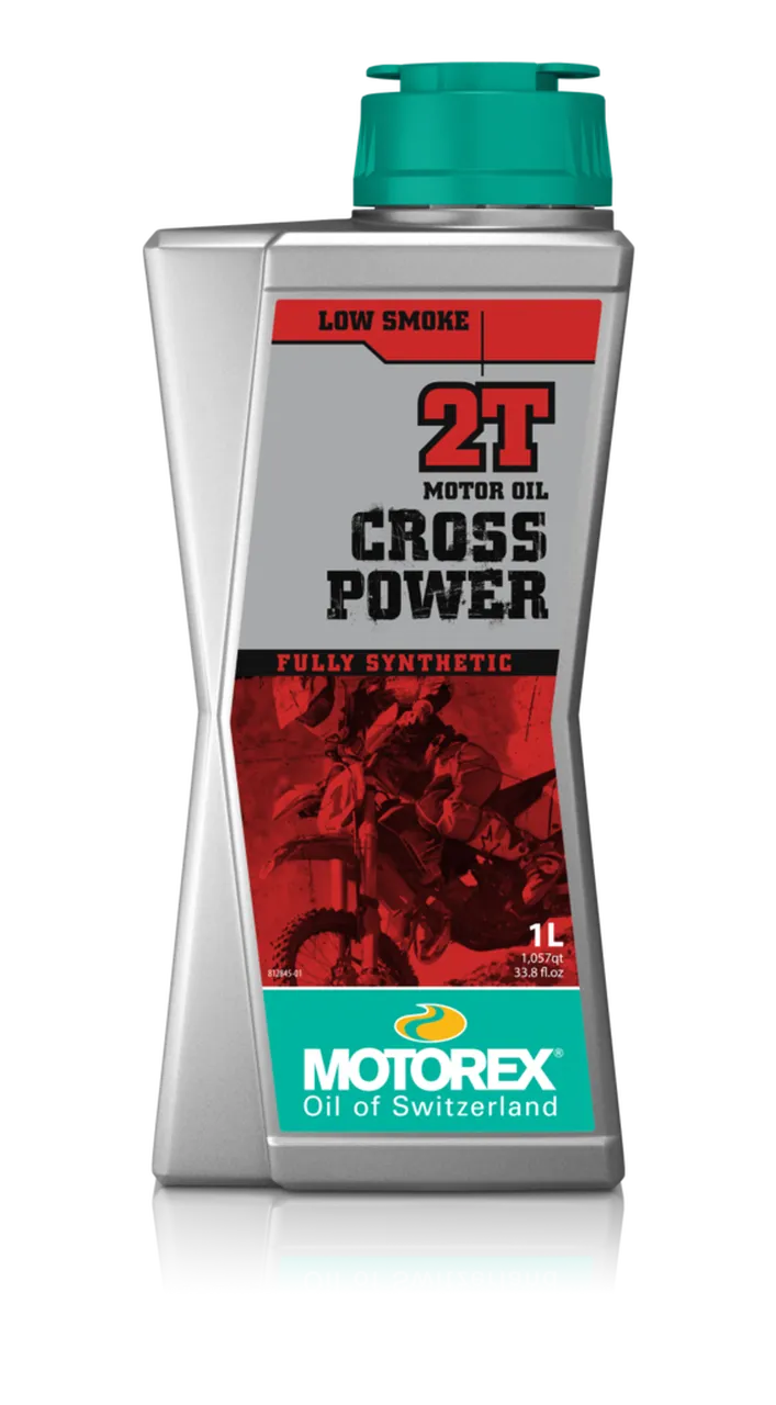 שמן מנוע 2 פעימות מוטורקס נפח 1 ליטר - MOTOREX CROSS POWER 2T