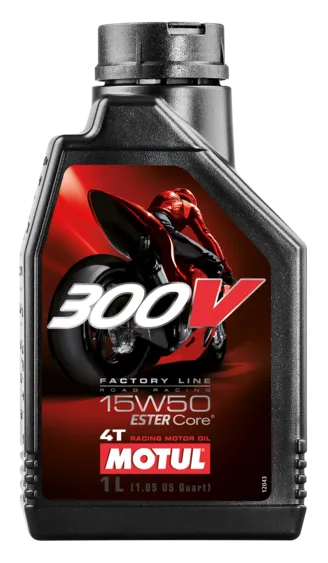 שמן מנוע 4 פעימות 15W50 מוטול 1 ליטר - MOTUL 300V