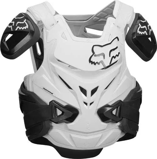 מגן חזה פוקס שחור / לבן - FOX AIRFRAME PRO
